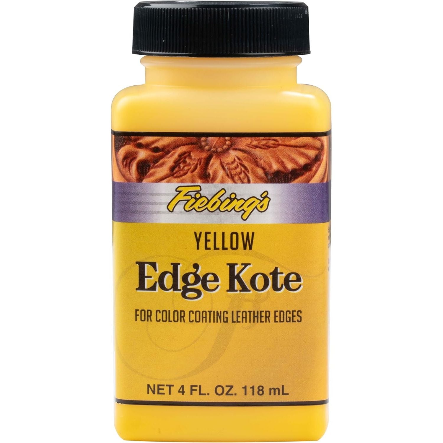Buy now Fiebing's Edge Kote (4oz, Light Brown) - Leather Edge Paint for Shoes, Furniture, Purses, Couches, Belts - Flexible, Water Resistant, Semi Gloss Color Coating Leather Dye to Protect Natural Edges Yellow at indiglob india