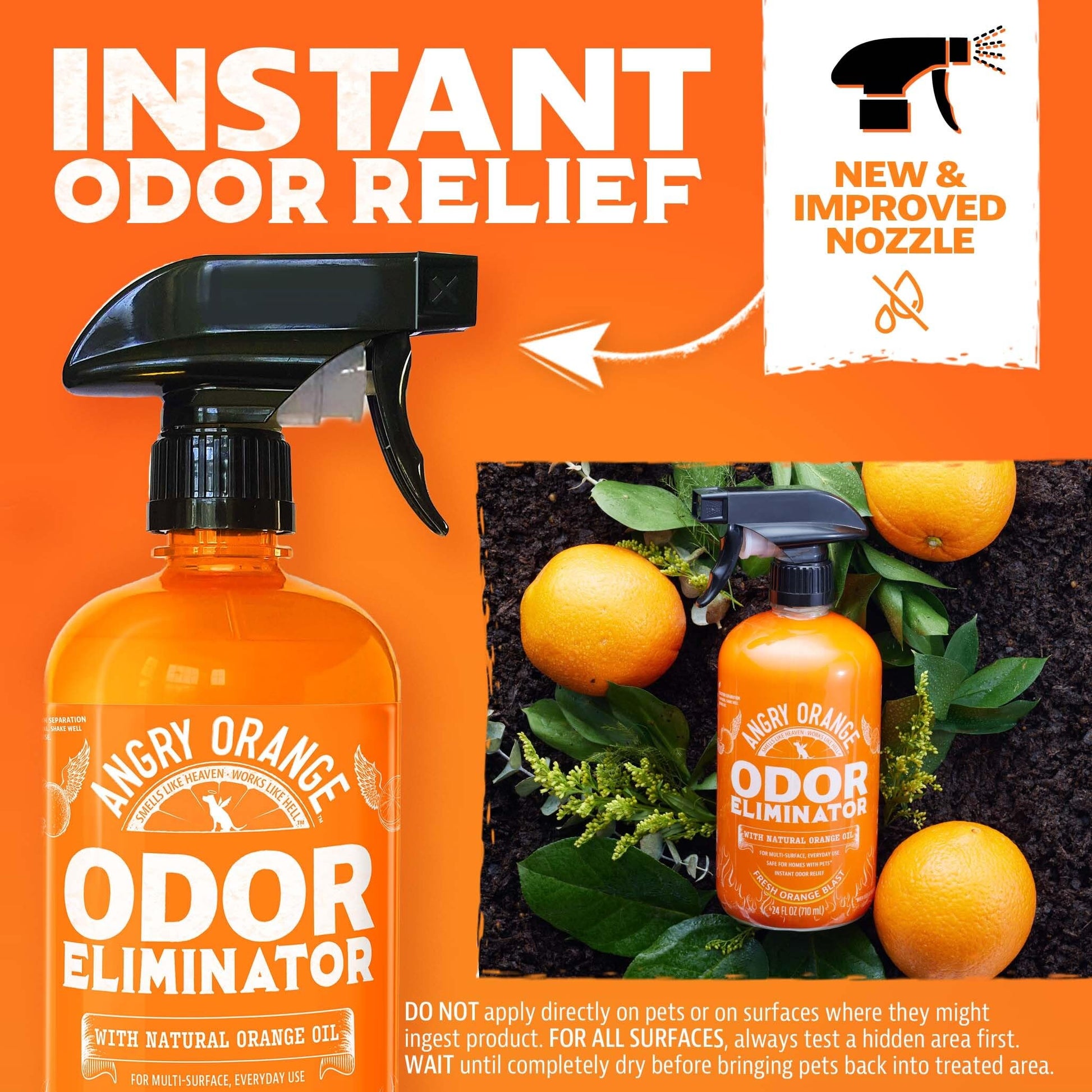 Buy now ANGRY ORANGE Pet Odor Eliminator for Dog and Cat Urine, Carpet Stains, and Strong Smells – Citrus Cleaner with Natural Orange Oil – 24 oz at indiglob india