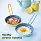 GreenPan Mini Healthy Ceramic Nonstick, 5" Round Egg Pan, PFAS-Free, Dishwasher Safe, Stay Cool Handle, Yellow