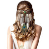 XunYee Feather Hippie Headband for Women - Indian Feather Hair Accessories for Costume (Classic Style) - As Picture Shown