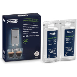 De'Longhi EcoDecalk Descaler, Eco-Friendly Universal Descaling Solution for Coffee & Espresso Machines, 2-Pack (1 use per pack)