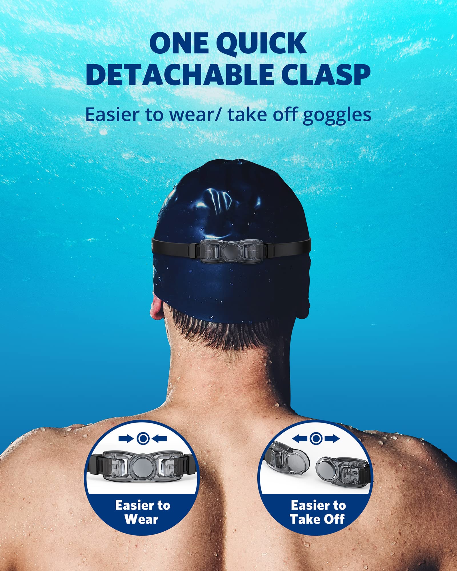 Buy now Aegend Swim Goggles, 2 Pack Swimming Goggles No Leaking Adult Men Women Youth at indiglob india
