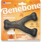 Benebone Wishbone Durable Dog Chew Toy for Aggressive Chewers, Real Bacon, Made in USA, Medium