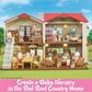 Calico Critters Triple Baby Bunk Beds - Dollhouse Furniture Set for Ages 3+