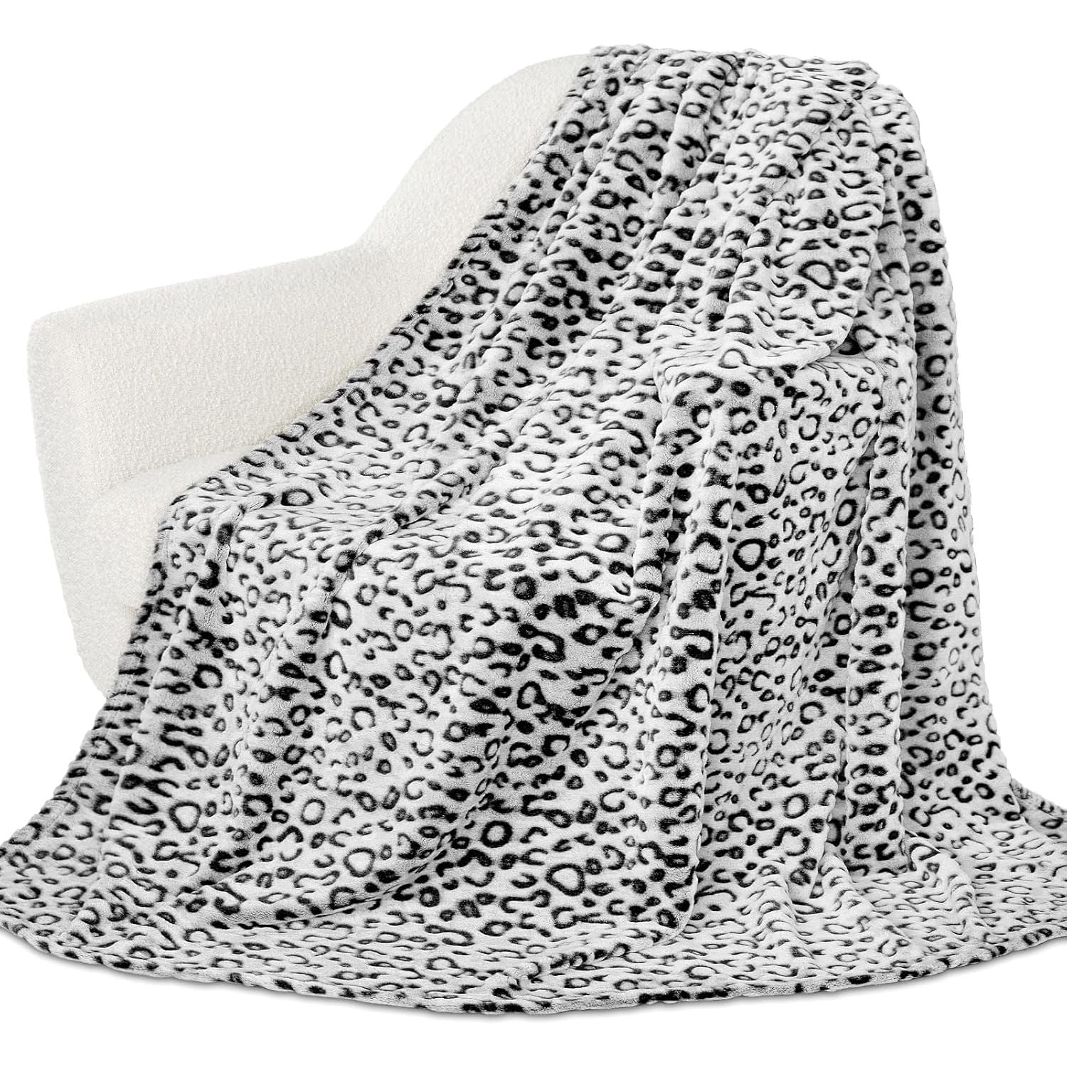 Buy now Fleece Cheetah Print Blanket Black Gray Small Kids Throw Blanket Lightweight Cozy Leopard Print Blanket Birthday Gifts for Teens Girls Boys at indiglob india