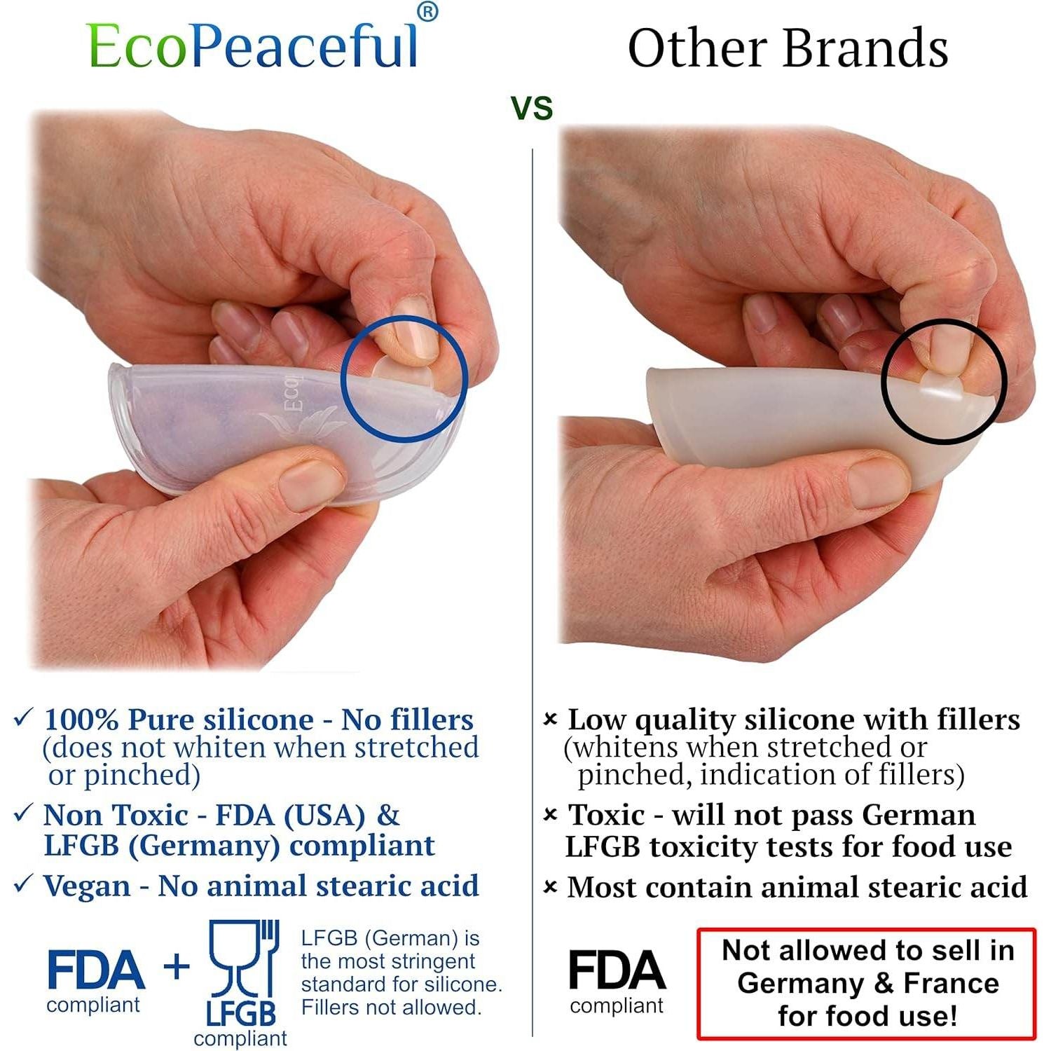 4 Pack Mason Jar Sprouting Lids for Wide Mouth Mason Jars (Ball or Kerr) - 316 Surgical Stainless Steel Curved Mesh Sprouting Set (4 Rings, 4 Screens, 4 Inserts) - Strainer Sifter - My Store