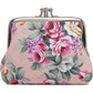 Cute Floral Buckle Coin Purses Vintage Pouch Kiss-lock Change Purse Wallets…