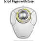 Kensington Orbit Trackball Mouse with Scroll Ring (White) (K72500WW)