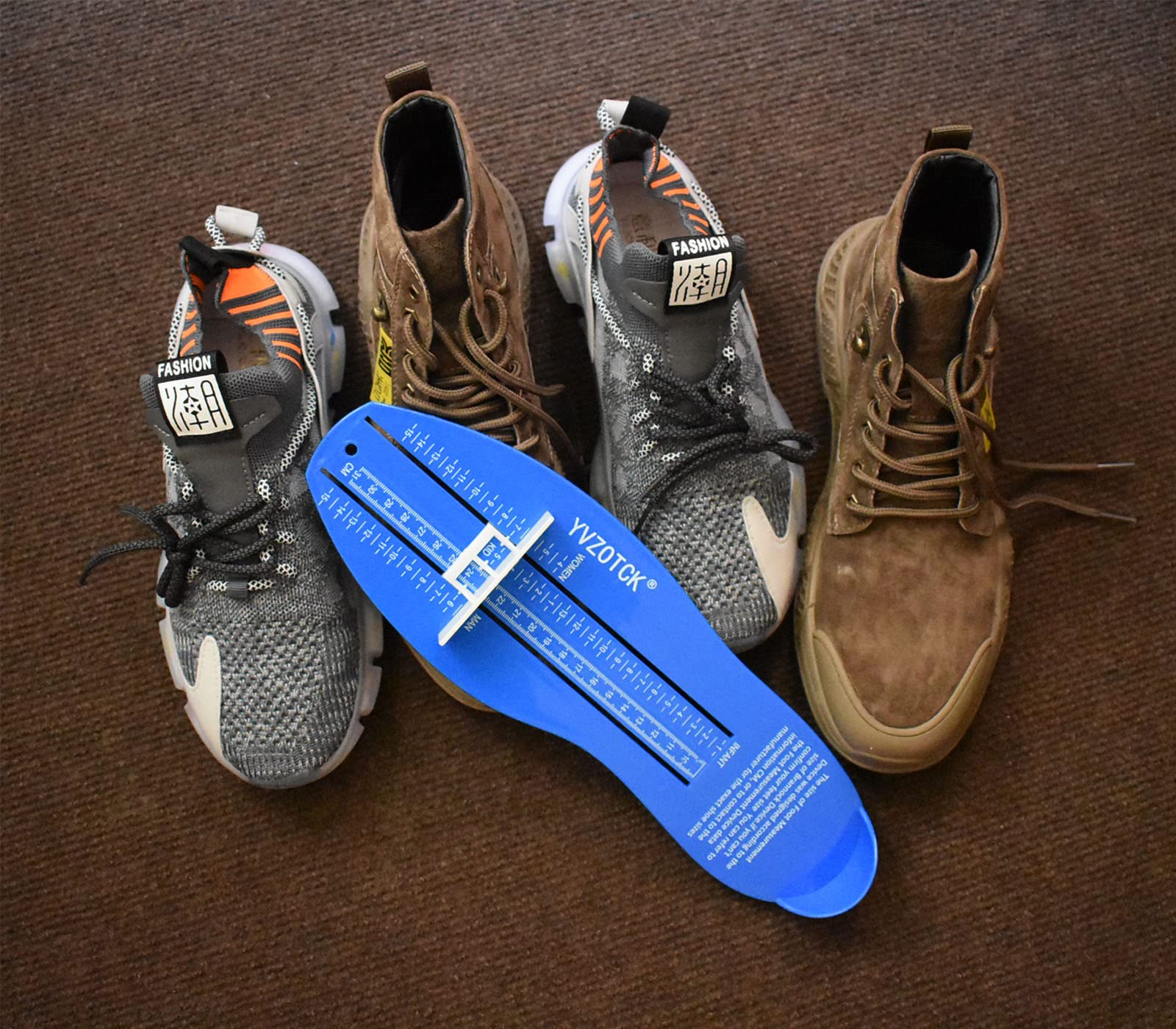 Buy now Foot Measurement Device | Kids Foot Length Measure Gauge Shoe Sizer Measuring for Infants Kids Men Women Adults | US Standard Shoe Size at indiglob india