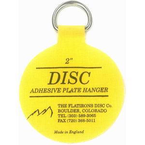 Flatirons Disc Adhesive Plate Hanger Set (6-2 Inch Hangers)