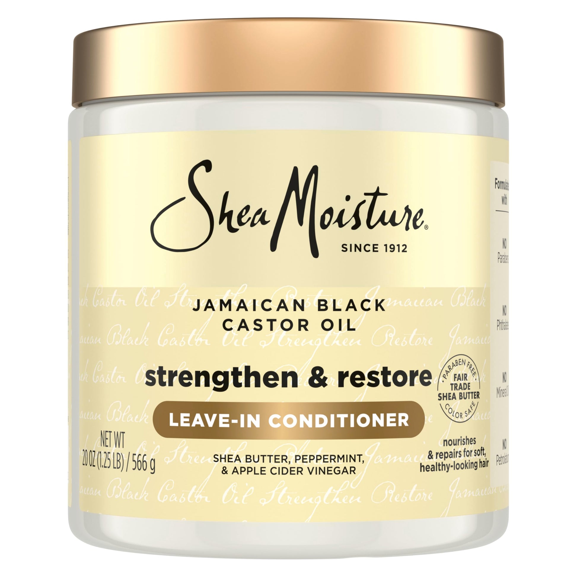 Buy now SheaMoisture Jamaican Black Castor Oil Leave In Conditioner 100% Pure Jamaican Black Castor Oil For Damaged Hair to Soften and Detangle Hair 11.5 oz at indiglob india