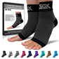 SB SOX Plantar Fasciitis Relief Socks – Ankle Brace Compression Sleeve – Arch Support for Foot Pain, Swelling, Heel Spurs – Foot Brace for Achilles Tendonitis Relief, Injury Recovery (Blue, Medium)