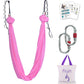 F.Life Aerial Silk Yoga Hammock & Swing for yoga Inversion,Strength training,starter hardware kit