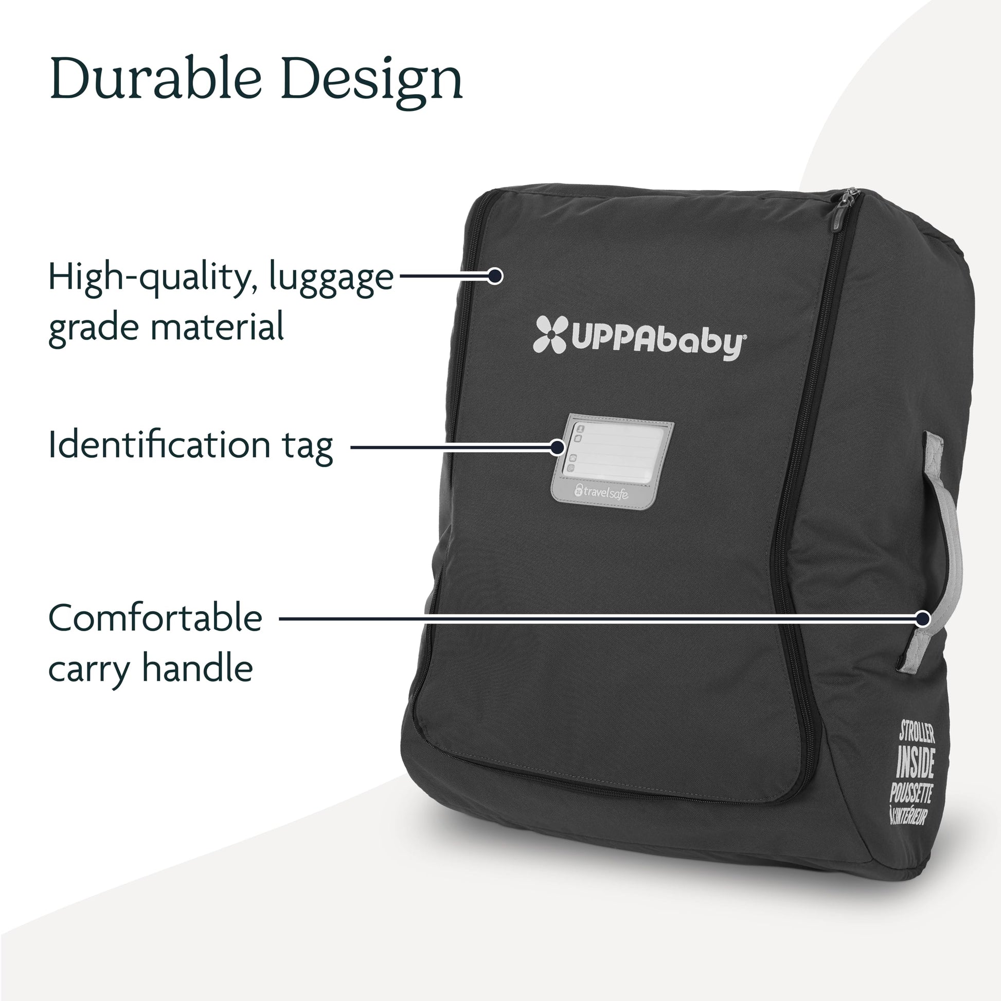 Buy now UPPAbaby Travel Bag for all Minu Stroller Models ƒ?? Backpack Style with Inner Wheel Bag + Storage Pocket - Durable Design with TravelSafe Protection at indiglob india
