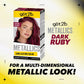 Got2b Metallics Permanent Hair Color, M68 Dark Ruby