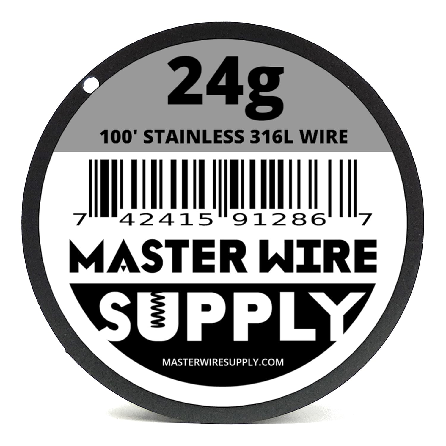 Buy now Stainless Steel 316L - 100' - 24 Gauge Wire - 100ft - 0.51mm - 0.02in - Made in USA - Master Wire Supply at indiglob india