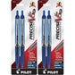 PILOT Precise V5 Stick Liquid Ink Rolling Ball Stick Pens, Extra Fine Point (0.5mm) Black Ink, 2-Pack (25001)