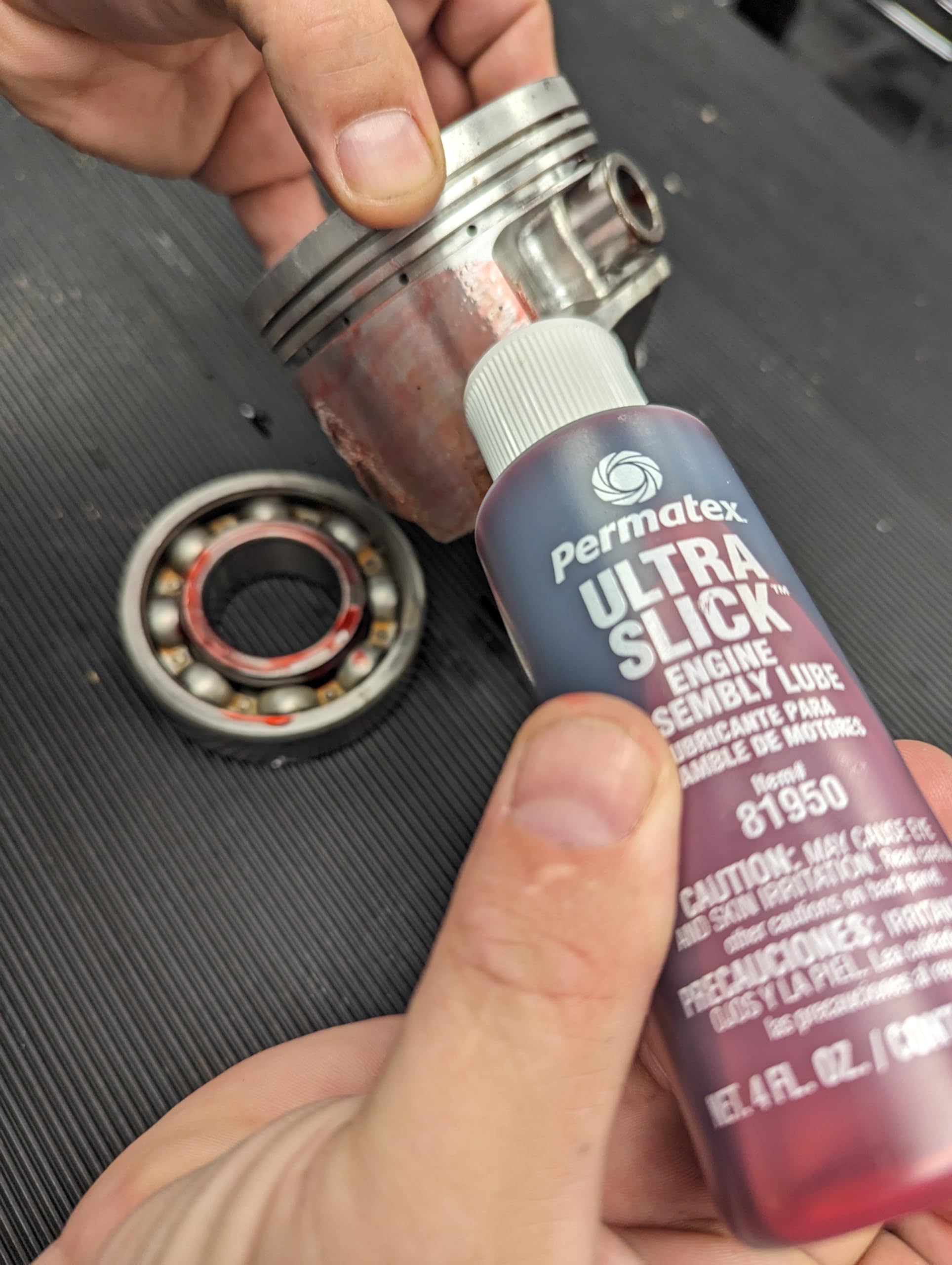 Buy now Permatex 81950 Ultra Slick Engine Assembly Lube, 4 oz. , Red at indiglob india