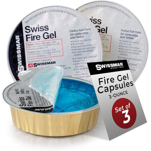 Swissmar F65200 Fire Gel Cans, 3-Ounce, Set of 3