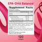 Jarrow Formulas® EPA-DHA Balance®, 1,200 mg Omega-3 Fatty Acids for Cardiovascular Support, 120 Softgels, 60 Day Supply