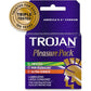 Trojan Pleasure Variety Pack Lubricated Condoms - 12 Count