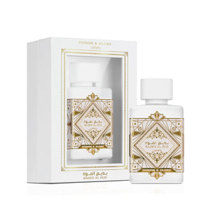 Buy now Lattafa Bade'e Al Oud Honor & Glory - Fruity, Vanilla, Warm Spicy, Woody - Eau de Parfum Long-Lasting Fragrance for Unisex, 3.40 Ounce / 100 ml | Unisex at indiglob india