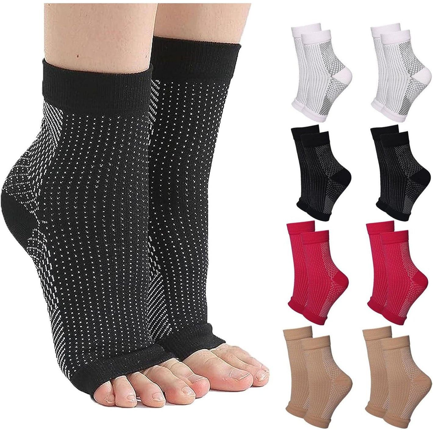 Neuropathy Socks for Women and Men,Soothe Relief Compression Socks, Ankle Brace for Plantar Fasciitis Sleeve Soothe