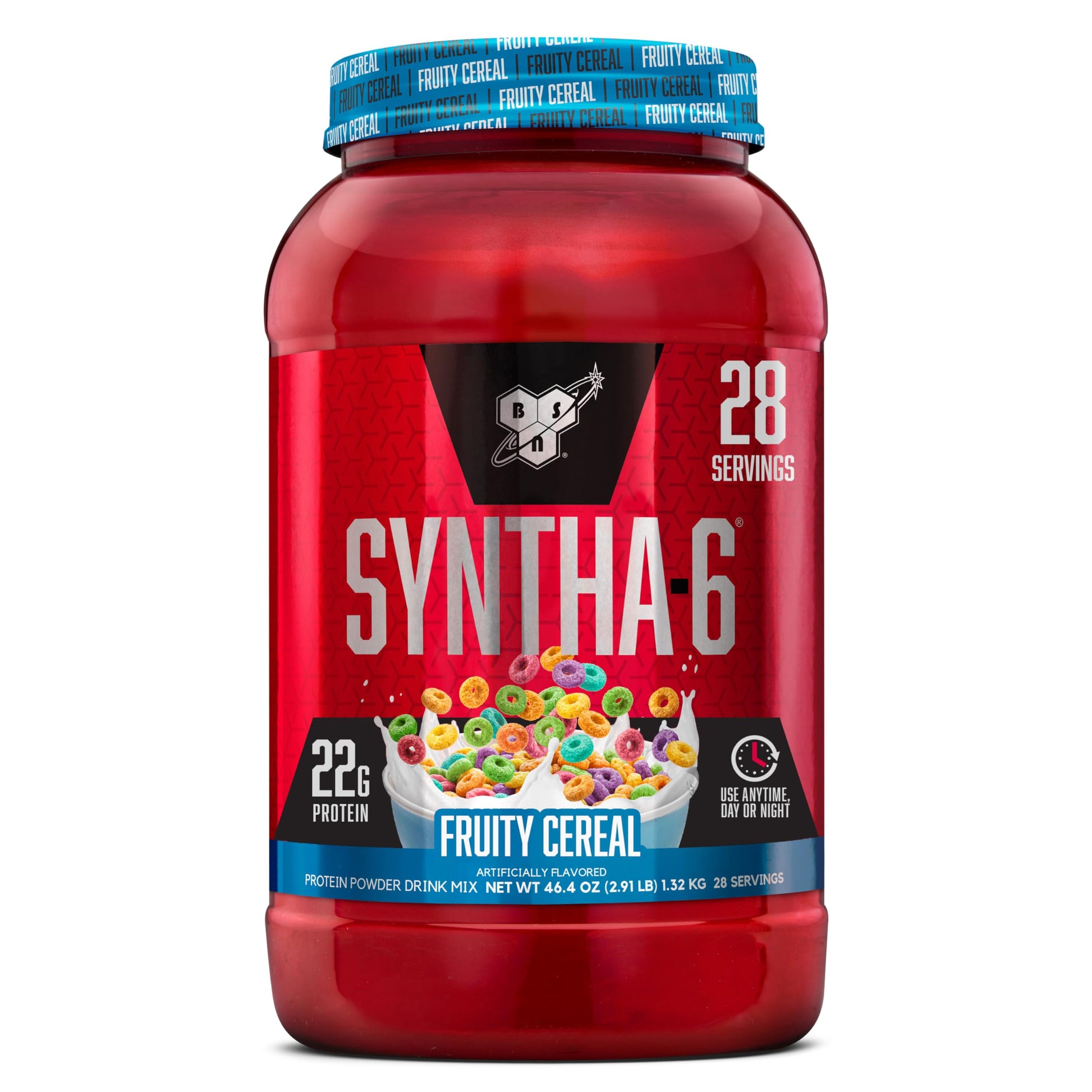 Buy now BSN SYNTHA-6 Whey Protein Powder with Micellar Casein, Chocolate Milk Protein Isolate Powder, Chocolate Milkshake, 97 Servings (Package May Vary) Fruity Cereal 2.91 Pound (Pack of 1) at indiglob india
