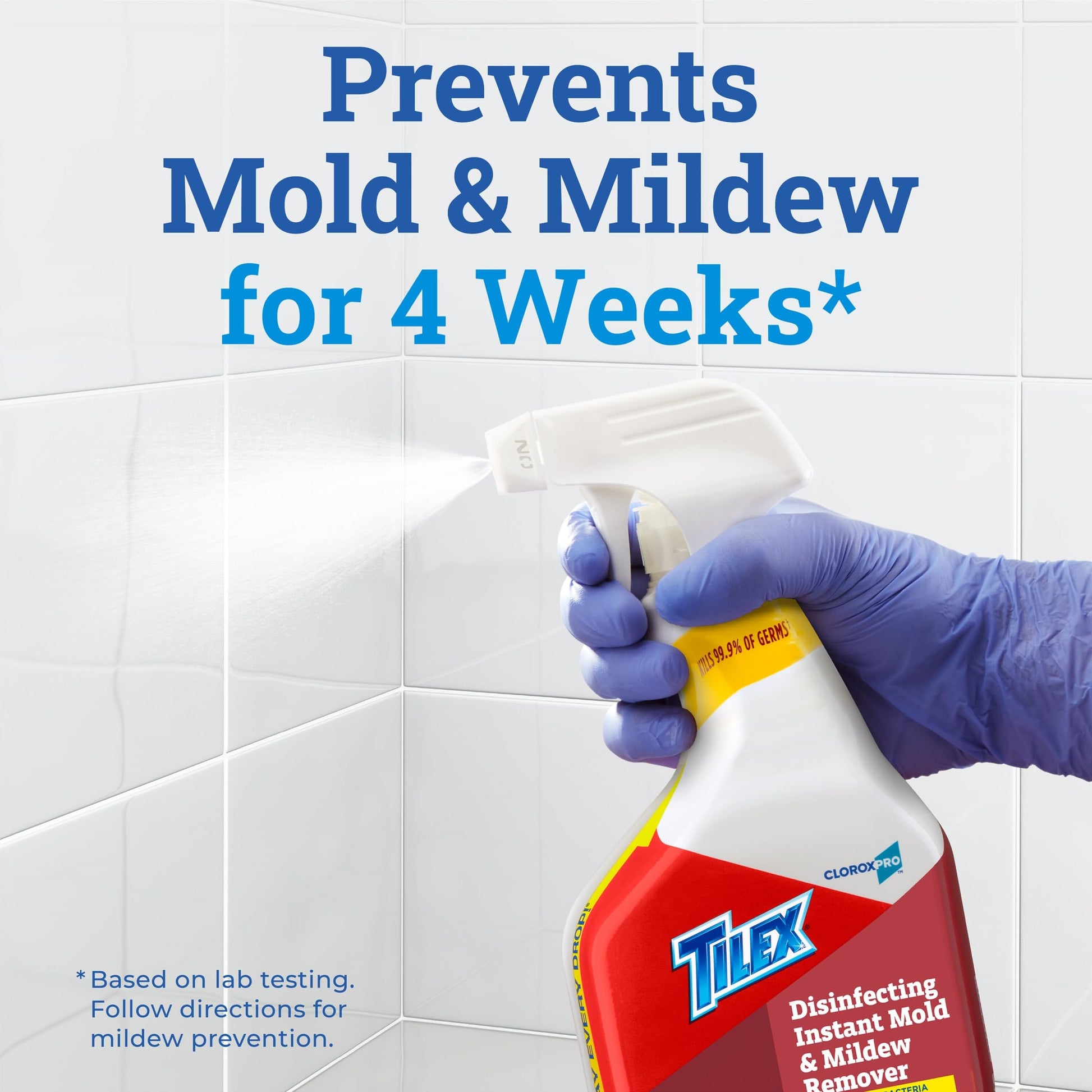 Buy now CloroxPro Tilex Disinfecting Instant Mold and Mildew Remover Refill, 128 Ounces Each (Pack of 4) (35605) Package May Vary at indiglob india