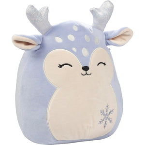 10" Farryn The Purple Fawn Squishmallow - Kellytoy Christmas Plush Toy