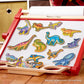 Buy now Melissa & Doug Magnetic Wooden Dinosaurs in a Wooden Storage Box (20 pcs) at indiglob india