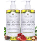 Tree to Tub Fragrance Free Shampoo for Dry & Sensitive Scalp - Gentle Unscented Hydrating Hair Shampoo for Women & Men, Moisturizing Sulfate Free Shampoo w/Organic Argan Oil, All Natural Soapberry