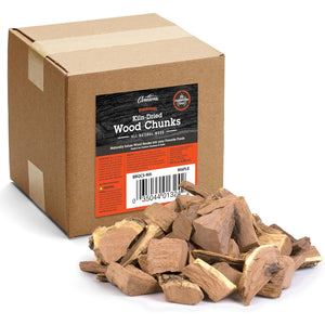 Camerons All Natural Maple Wood Chunks for Smoking Meat - 420 Cu. In. Box, Approx 5 Pounds - Kiln Dried Large Cut BBQ Wood Chips for Smoker - Barbecue Chunks Smoker Accessories- Grilling Gifts for Men