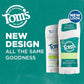 Tom's of Maine, Natural Long Lasting Aluminum Free Deodorant - Refreshing Lemongrass, 2.25 Ounce