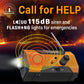 Buy now FosPower NOAA Emergency Weather Radio A1 7400mWh Portable Power Bank, AM/FM, USB/Solar/Hand Crank Charging, Battery Operated, SOS Alarm & Flashlight for Indoor/Outdoor Emergency - Orange at indiglob india