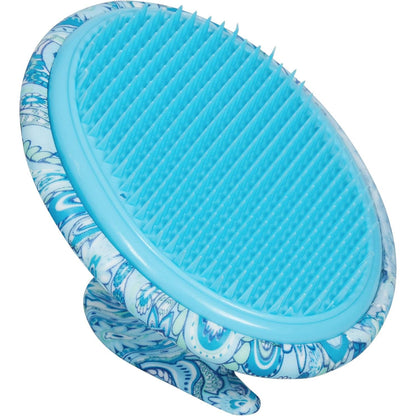 Dylonic Body Brush for Razor Bumps and Ingrown Hairs Treatment - 1pk Skin Exfoliator for Body Shaving Irritation, Strawberry Legs, Armpit, Bikini Line - Blue