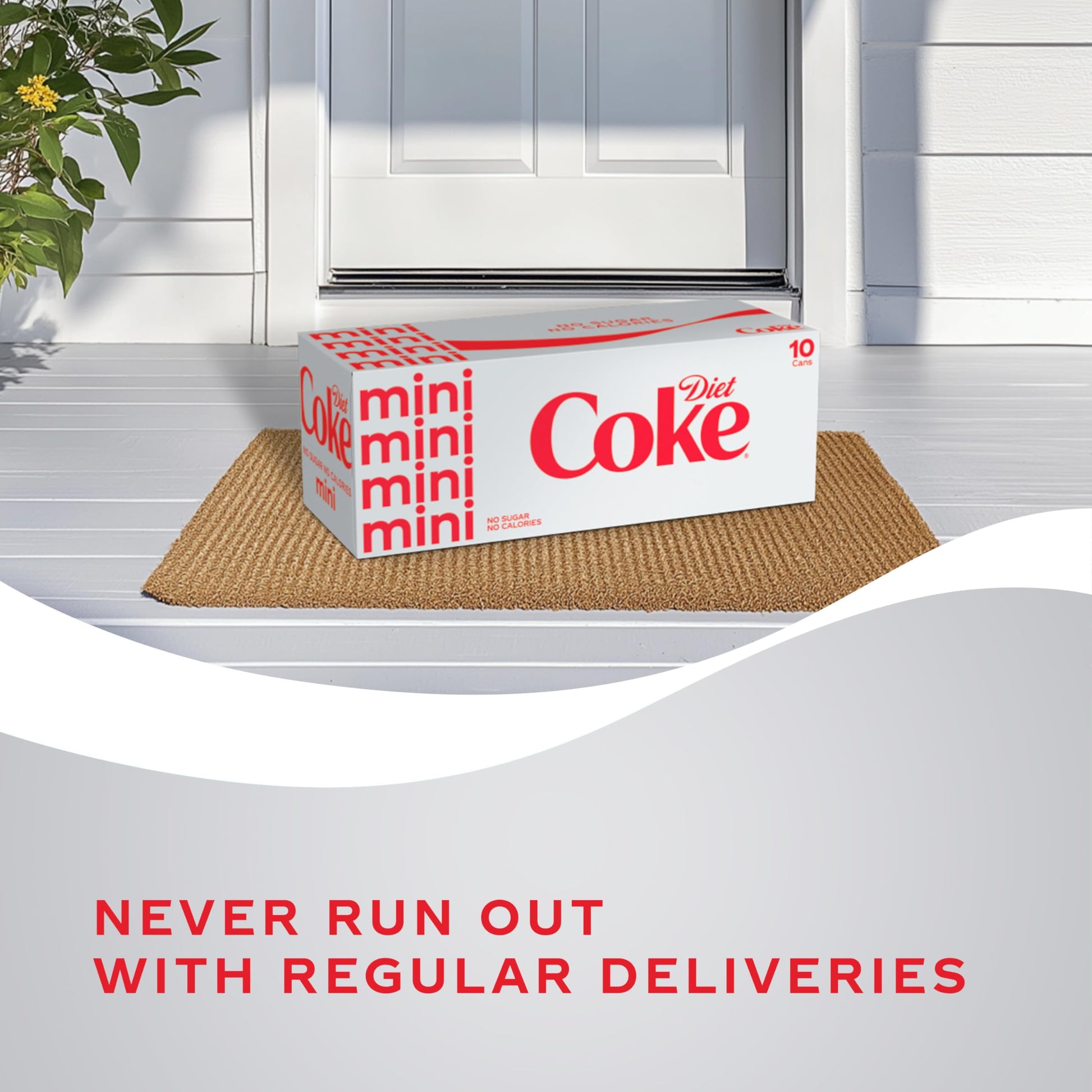 Buy now Diet Coke Soda Soft Drink Fridge Pack Mini Cans, 7.5 fl oz, 10 Pack at indiglob india
