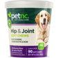 Petnc Natural Care Hip & Joint Health Supplement for Dogs (90 Chews), Glucosamine Chondroitin MSM Dog Chews with Hyaluronic Acid, Liver Flavored Bone & Joint Support Supplement, For All Breeds