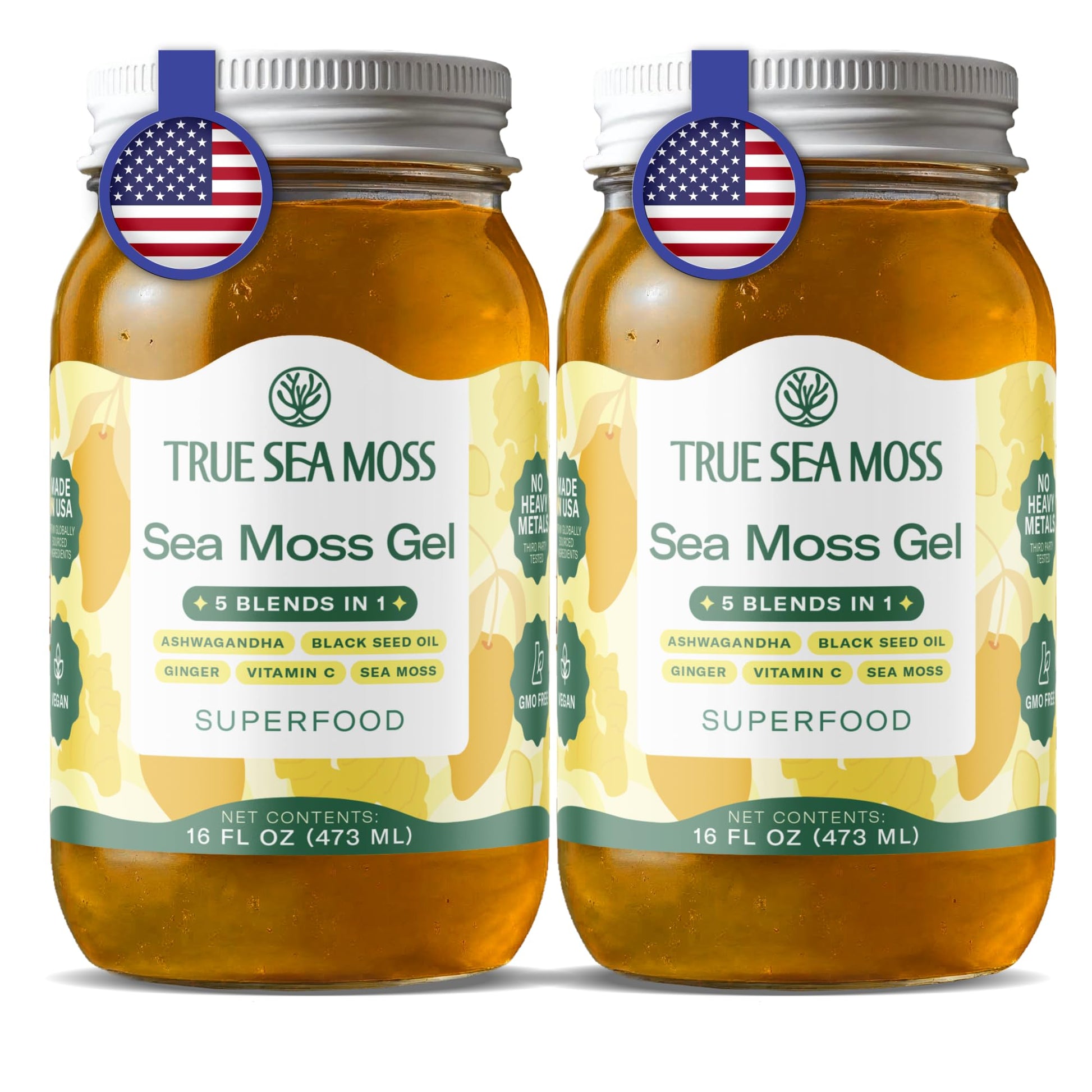 Buy now TrueSeaMoss Sea Moss Gel – Made in USA – Wildcrafted Seamoss, Fruits & Jarred Vegetables – Pineapple, Pack of 1 (Labels may Vary) at indiglob india
