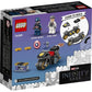 LEGO Marvel Captain America and Hydra Face-Off 76189 Collectible Building Kit; Captain America and Motorcycle Set; New 2021 (49 Pieces)