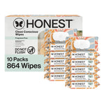 Buy now The Honest Company Hypoallergenic Multi-Use Baby Wipes for Sensitive Baby Skin Rainbow 60 Count Sunburst 72 Count (Pack of 12) at indiglob india