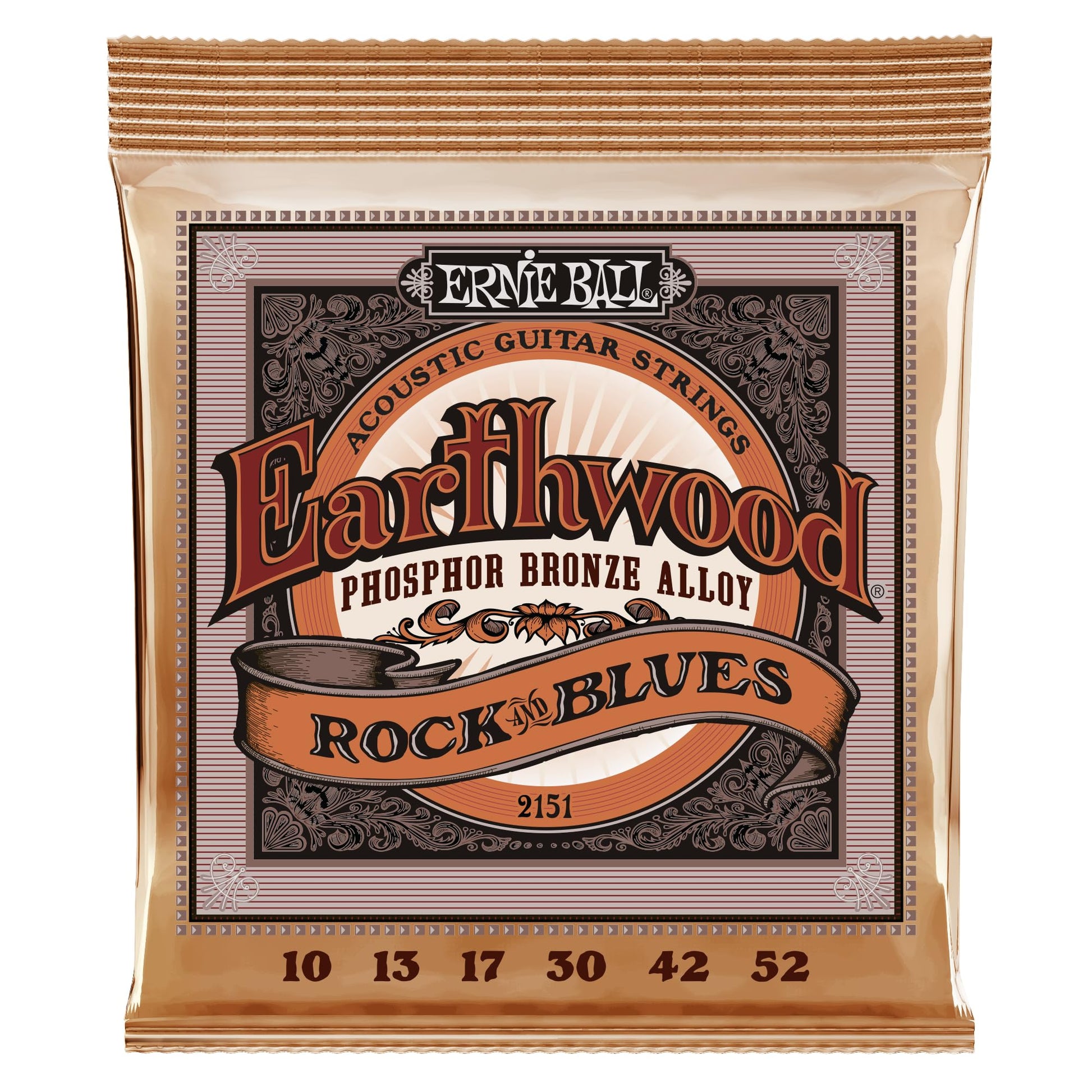 Buy now Ernie Ball Earthwood Medium Light Phosphor Bronze Acoustic Guitar Strings, 12-54 Gauge (P02146) Rock & Blues (10-52) Single Pack at indiglob india