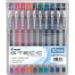 PILOT G-Tec-C Gel Ink Rolling Ball Pens, Micro Fine Point (0.3mm), Black Ink, 12-Pack (35488)