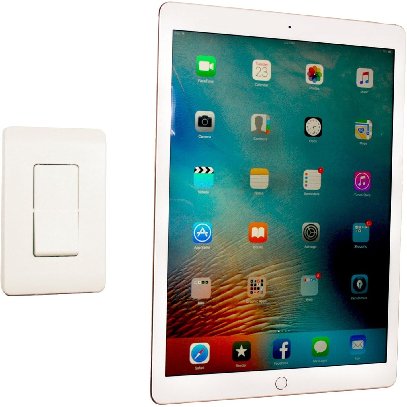 2: The Original Damage Free Universal Tablet Wall Mount Dock System Kit (Includes Mounts for 2 Locations) All Tablets, Smartphones