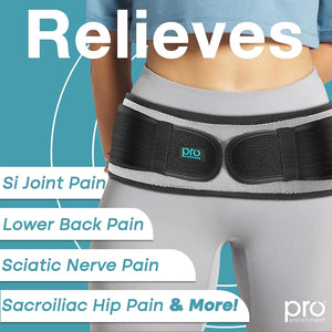 Sacroiliac Hip Belt for Women and Men That Alleviates Sciatic, Pelvic, Lower Back, Leg and Sacral Nerve Pain Caused by Si Joint Dysfunction| Hip Brace
