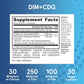 Jarrow Formulas - DIM + CDG Veggie Capsules - 30 Count - DIM & CDG Supplement - For Hormone Balance - Non-GMO - Gluten Free