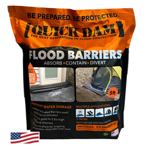 Buy now Quick Dam Water Activated Flood Barrier 5 Feet 2-Pack at indiglob india