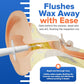 EarClear Rx Complete Ear Wax Removal & Cleaning Kit – Safe, Gentle, Doctor-Recommended Ear Cleaning & Ear Wax Removal Kit for Adults & Kids – Includes Bottle Washer, Basin & 20 Rigid & Flexible Tips