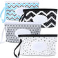 FEBSNOW 4 Pack Baby Wipes Container, Reusable Portable Wet Wipe Pouch, Wipe Dispenser Container, Baby Travel Wet Wipe Holder