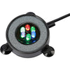NICREW Multi-Colored LED Aquarium Bubbling Stone Disk, Round Fish Tank Bubbler with Auto Color Changing LEDs - Multicolor